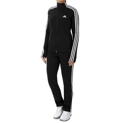 adidas trainingsanzug damen schwarz weiß|Trainingsanzug für Damen begeistert mit Qualität .